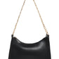 Black Chain Baguette Shoulder Bag