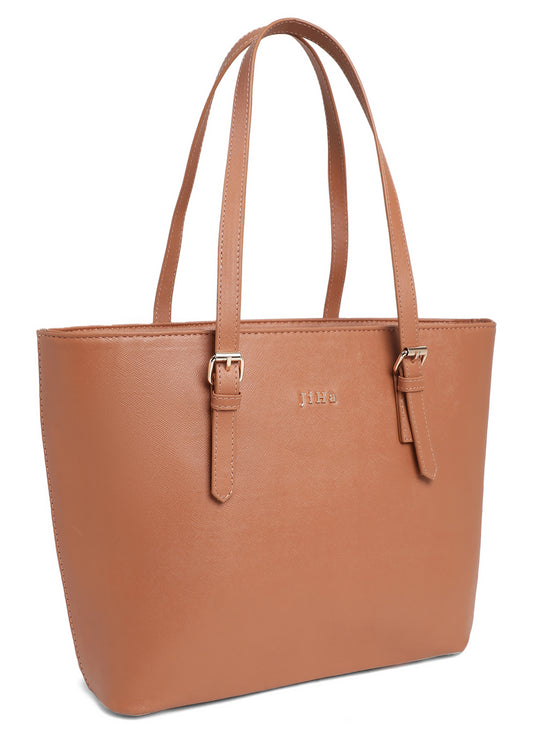 Jiha Premium Tan Tote Bag Shoulder Bag