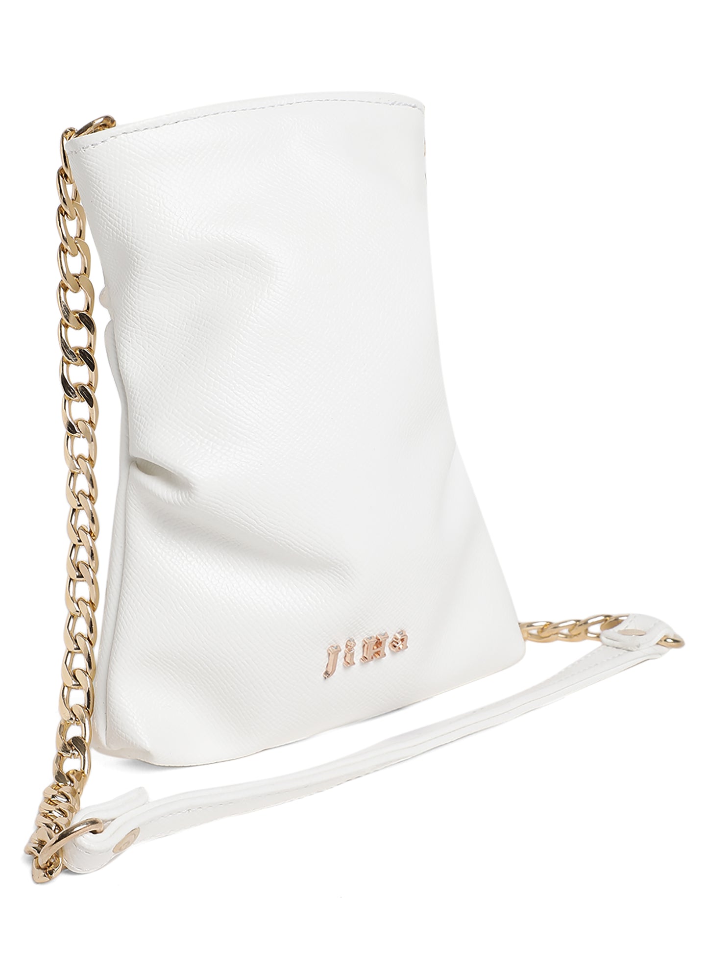 White Mini Basic Crossbody Sling Bag