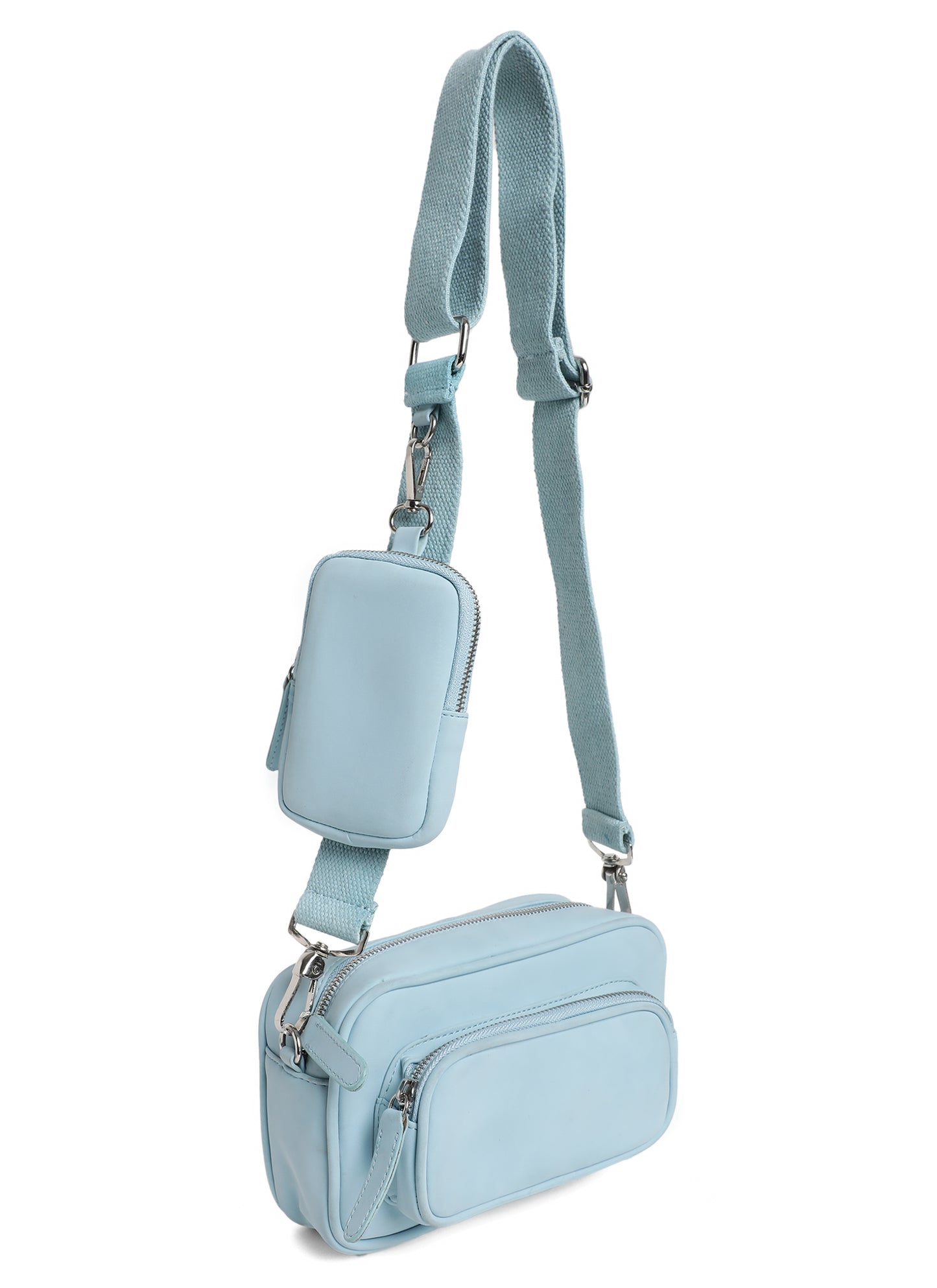 Blue Utility Crossbody Bag