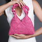Hot Pink Quilted Sweetheart Bag
