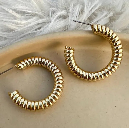 Minimalist Wire Basic Hoop earrings
