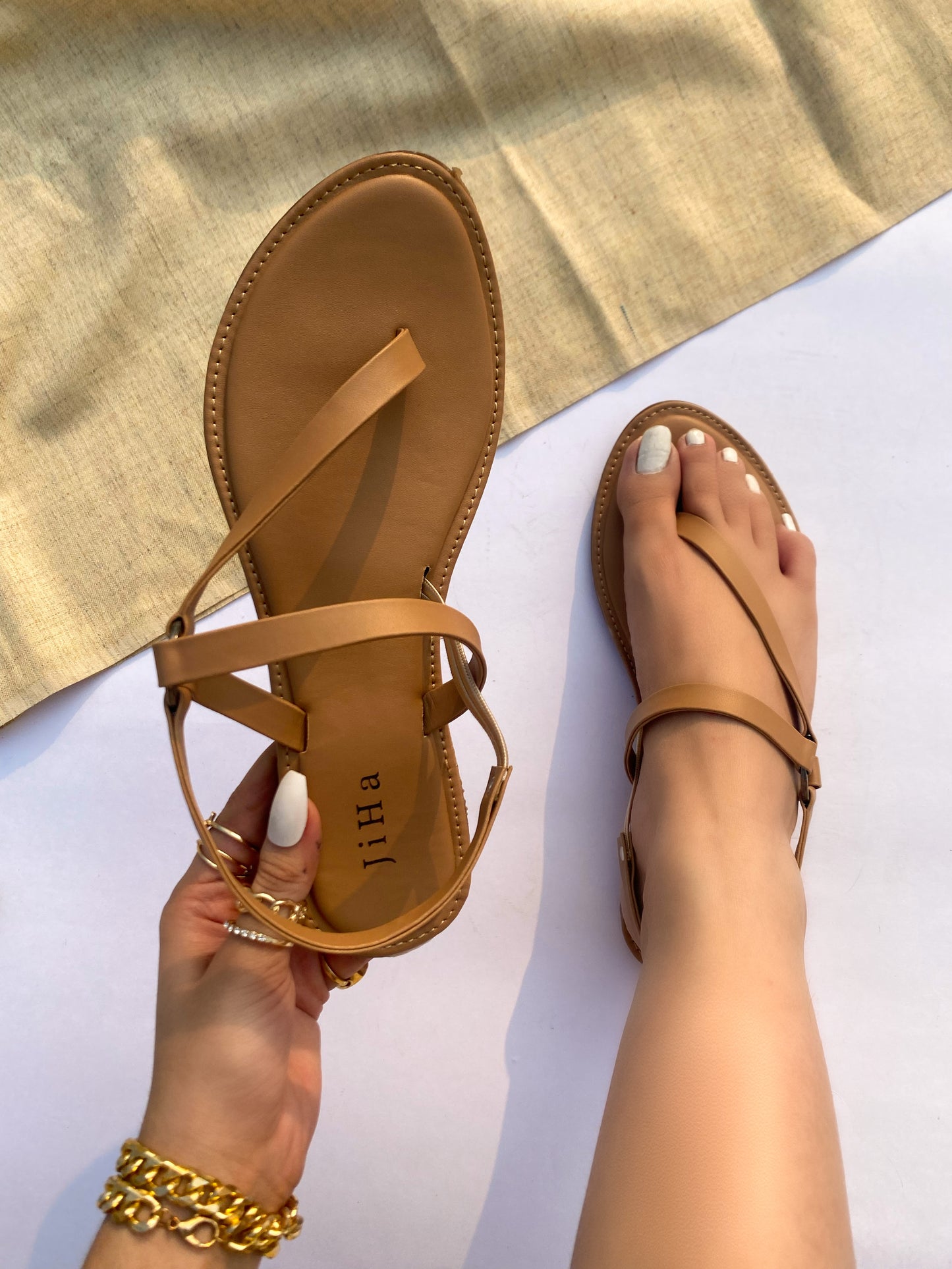 Strap Flats Sandals